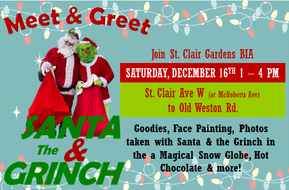 Featured image for “Meet & Greet Santa & The Grinch”